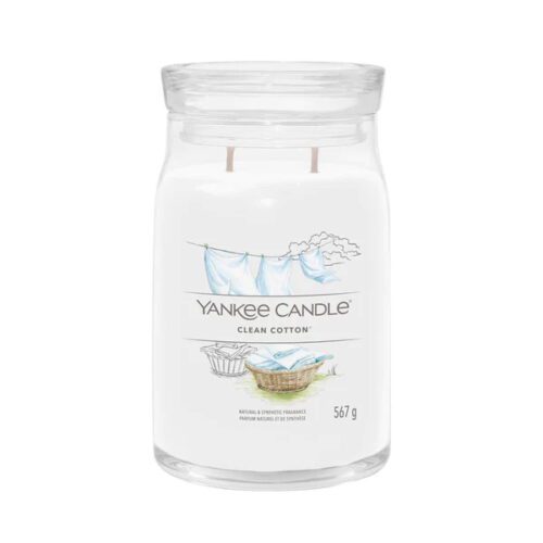 Vela Clean Cotton Yankee Candle