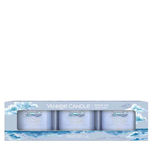 Coffret Vela Votive Copo Ocean Air Yankee Candle