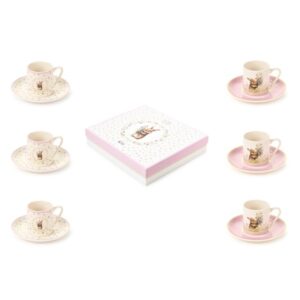 Conjunto de chávenas de Café Páscoa