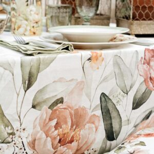 Toalha de Mesa Jardim de Flores (160x260cm)