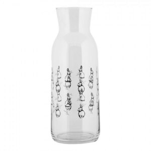 Jarra de Vidro Transparente com Coelhos 1lt