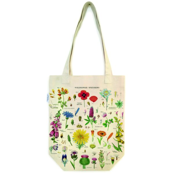 Tote Bag Cavallini 33x40.5cm Wildflowers Tote Bag Cavallini 33x40.5cm Wildflowers