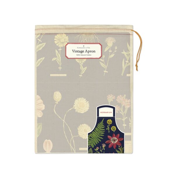 Avental Vintage Herbarium Cavallini & Co.