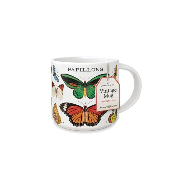 Caneca Cavallini Butterflies (414ml)