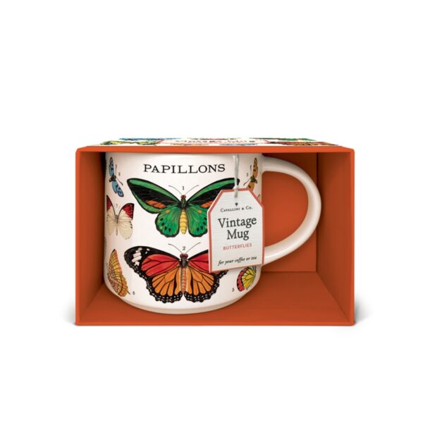 Caneca Cavallini Butterflies (414ml)