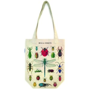 Tote Bag Cavallini 33x40.5cm Bugs & Insects