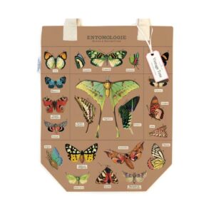Tote Bag Cavallini 33x40.5cm Entomology