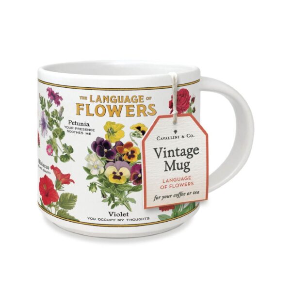 Caneca Cavallini 414ml Language Of Flowers