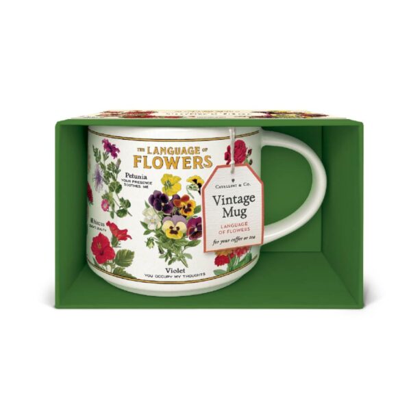 Caneca Cavallini 414ml Language Of Flowers