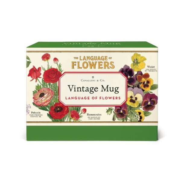 Caneca Cavallini 414ml Language Of Flowers