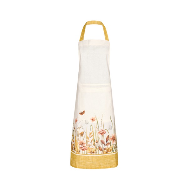Avental de Cozinha com Detalhes Florais