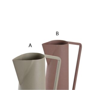 Jarra Home Decor em Ferro (12 x 10 x 35 cm)