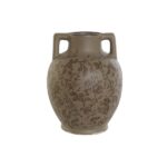 Jarra Decorativa Terracota com Flores (17 X 17 X 22 cm)