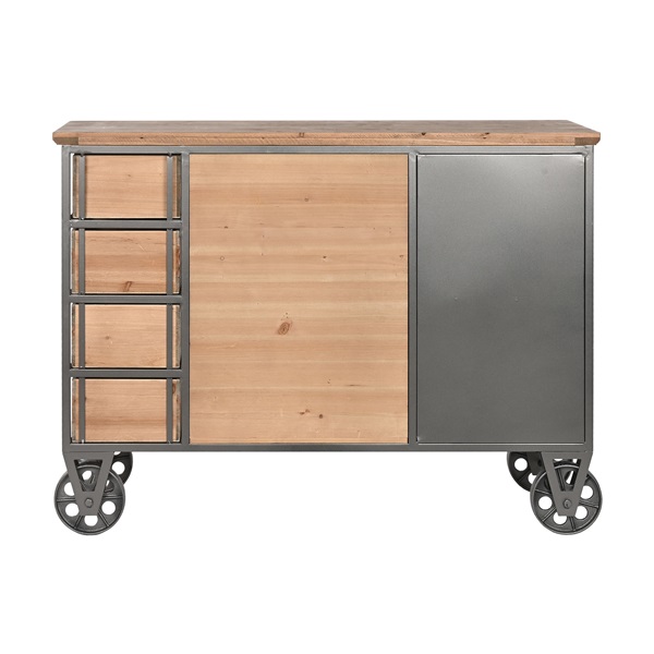 Cômoda Home Spirit com acabamento vintage (104 × 34 × 76,5 cm)