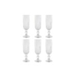 Taça Vidro 6x6x18.5 160ml com Textura