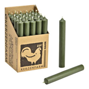 Vela de Castiçal Cónica Verde Pinho