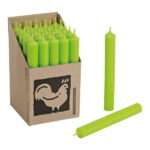 Vela de Castiçal Cónica Verde Maçã