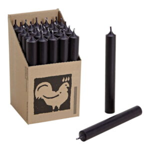 Vela de Castiçal Cónica Preta