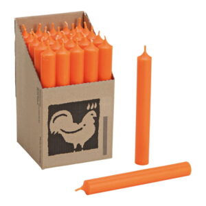 Vela de Castiçal Cónica Laranja