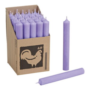 Vela de Castiçal Cónica Lavanda