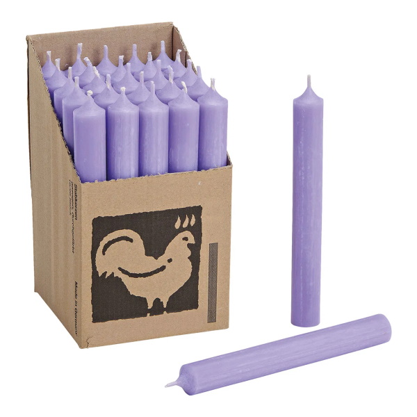 Vela de Castiçal Cónica Lavanda