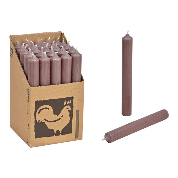 Vela de Castiçal Cónica Moka