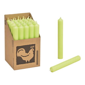 Vela de Castiçal Cónica Verde Pastel