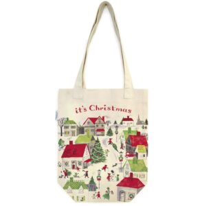 Tote Bag Cavallini 33x40.5cm Christmas Village