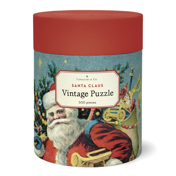 Puzzle Cavallini 500 pçs 35X55cm Santa Claus