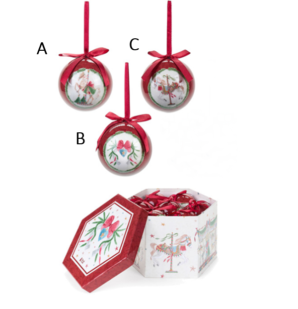 Bolas de Natal Carrossel Bolas de Natal Carrossel