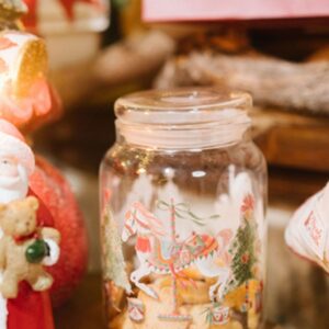 Frasco Carrossel de Vidro com Tampa (1300ml)