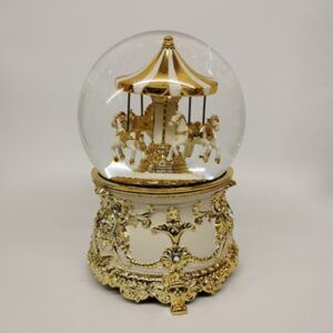 Globo Carrossel Dourado