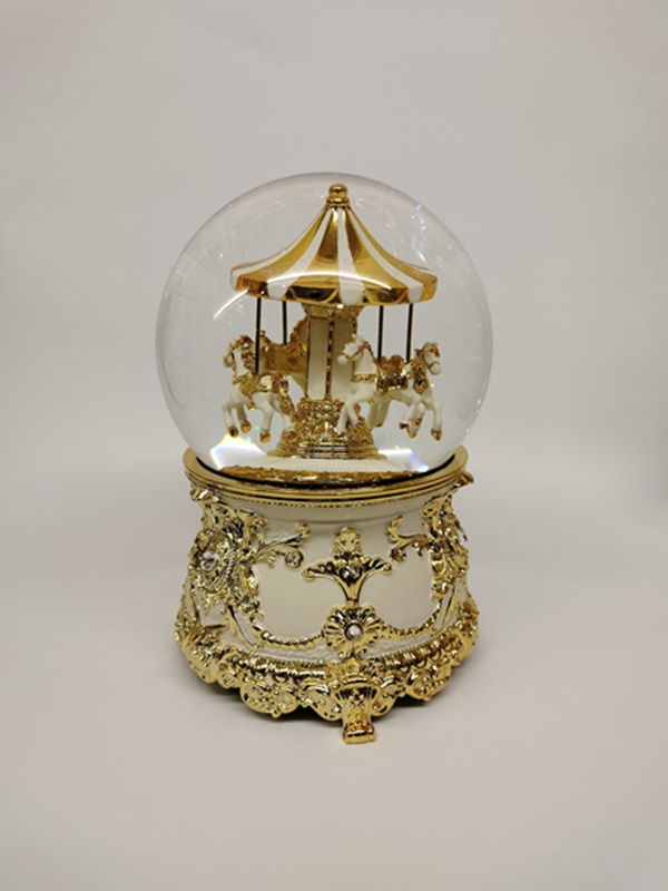 Globo Carrossel Dourado