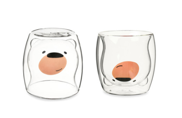 Copos de Urso Colorido Up&Down com Caixa