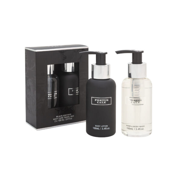 Set de Viagem Black Edition 2x100mL – Gel e Loção Corporal