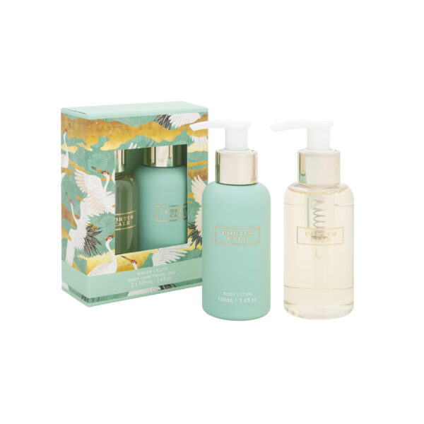 Set de Viagem White Crane – Gel e Loção 2x100mL