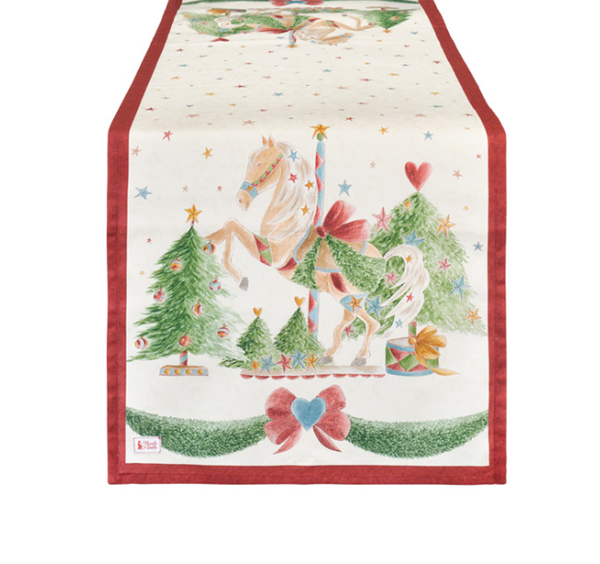 Caminho de Mesa Carrossel 50x150 cm