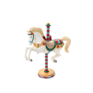 Cavalo Decorativo Edição Natal (25x8,5x26 cm)