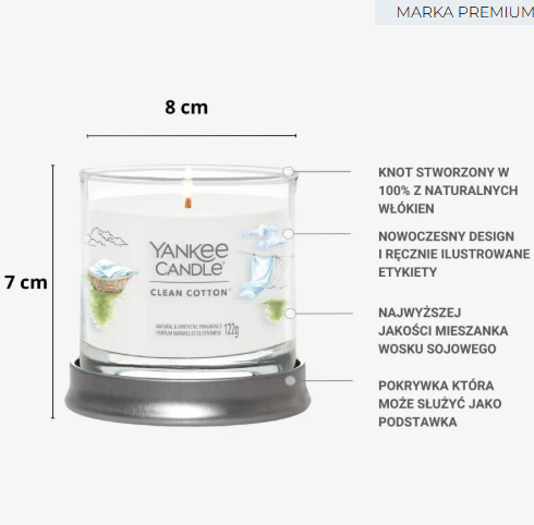 Yankee Candle Clean Cotton Signature Tumbler