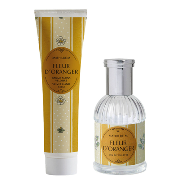 Coffret Fleur d'Oranger Mathilde M.- Eau de Toilette e Bálsamo para Mãos