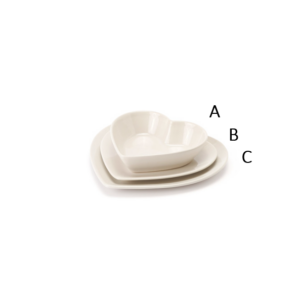 Prato Coração Pérola