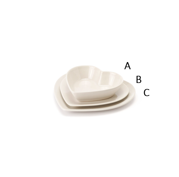 Prato Coração Pérola