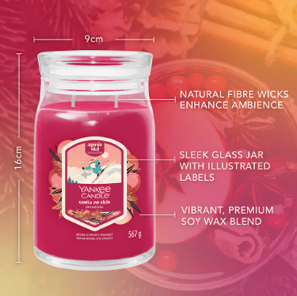 Yankee Candle- Santa on Skis