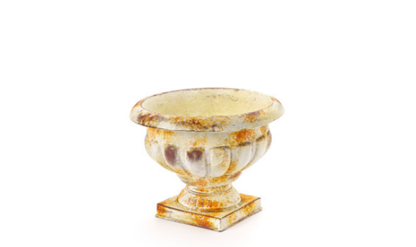 Floreira Branco Envelhecido (25x45 cm)