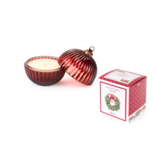Vela Perfumada Formato Bola de Natal -180g