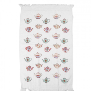 Pano Turco em Algodão com Bules 40 x 66 cm