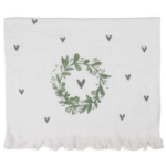 Pano Turco em Algodão com Coroa 40 x 66 cm