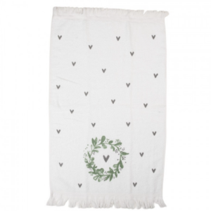 Pano Turco em Algodão com Coroa 40 x 66 cm