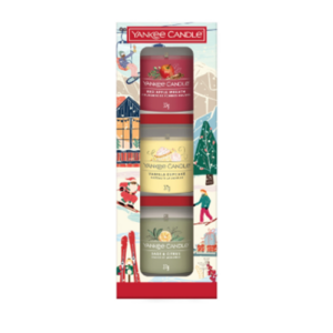 Conjunto Yankee Candle – Trio de Velas Votivas Perfumadas