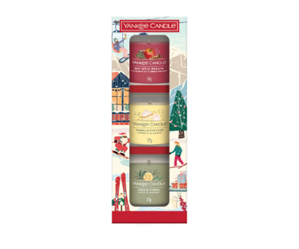 Conjunto Yankee Candle – Trio de Velas Votivas Perfumadas